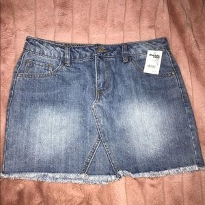 Charlotte russe Jean skirt size 2
